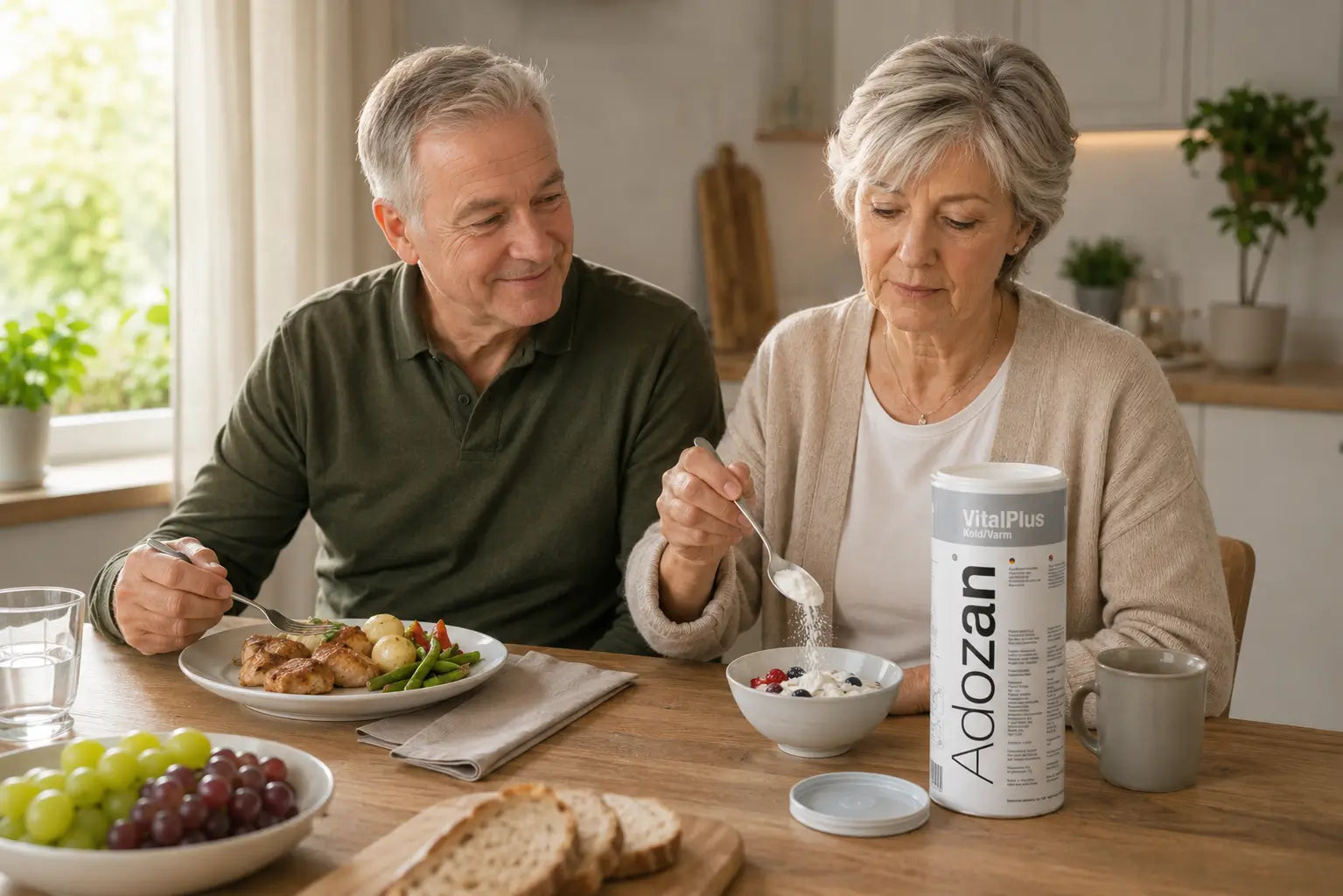 rau reichert einen Joghurt mit Adozan Vital+ an
