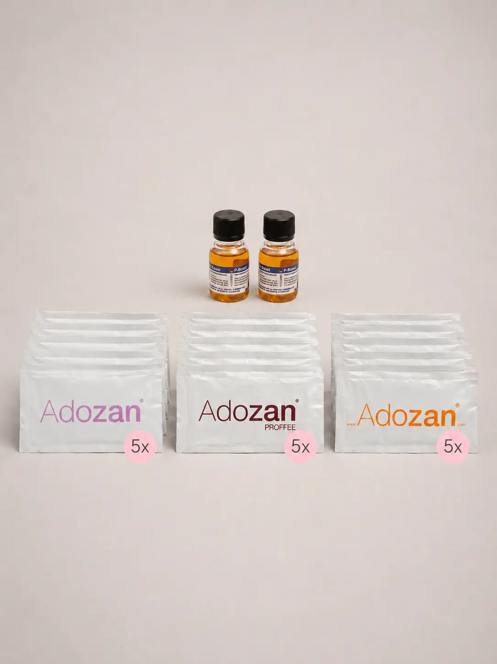 Adozan Probier-Set mit Eiweiß100, Protein+ Hot und P-Boost